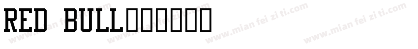 red bull字体转换